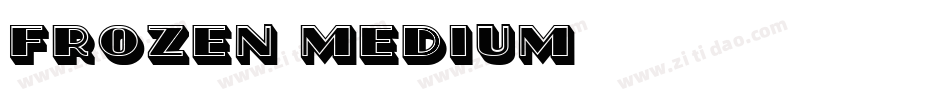 Frozen Medium字体转换